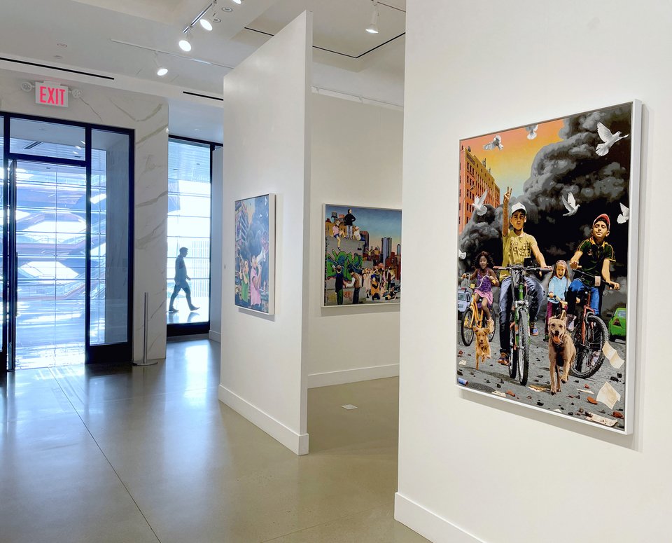 street artist STMTS Avant Gallery New York