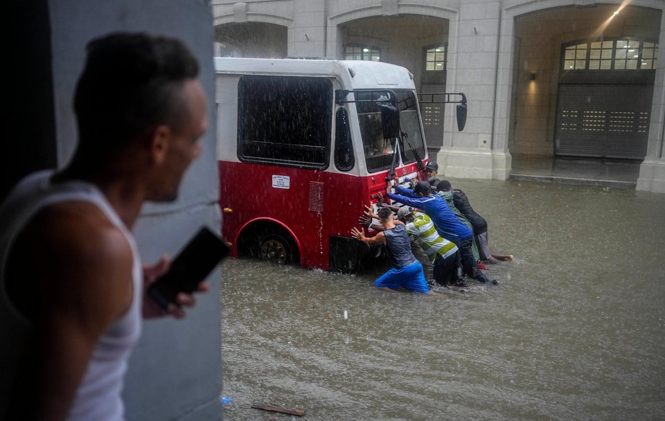 Πλημμύρες στην Κούβα / Φωτογραφία: AP
