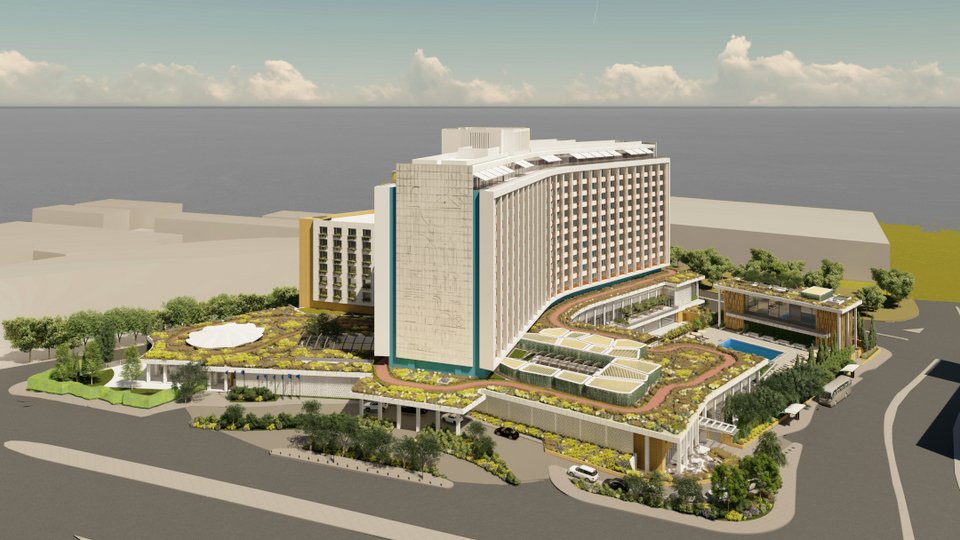 H φωτορεαλιστική απεικόνιση του νέου Hilton.