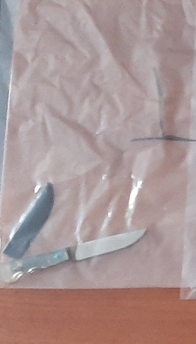 Το μαχαίρι με το οποίο η 51χρονη μαχαίρωσε τον σύντροφό της