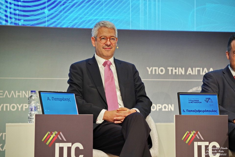 Ο Αλέξανδρος Πατεράκης στο 5o Συνέδριο Υποδομών &amp; Μεταφορών «ITC 2022»