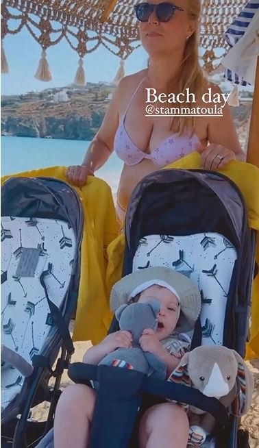 Χριστίνα Μπόμπα πεθερά παιδί