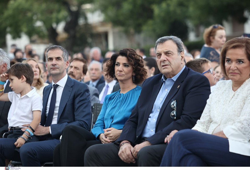 Κώστας Μπακογιάννης, Αλεξία Μπακογιάννη, Ισίδωρος Κούβελος και Ντόρα Μπακογιάννη / Φωτογραφία: Intimenews/ΛΙΑΚΟΣ ΓΙΑΝΝΗΣ