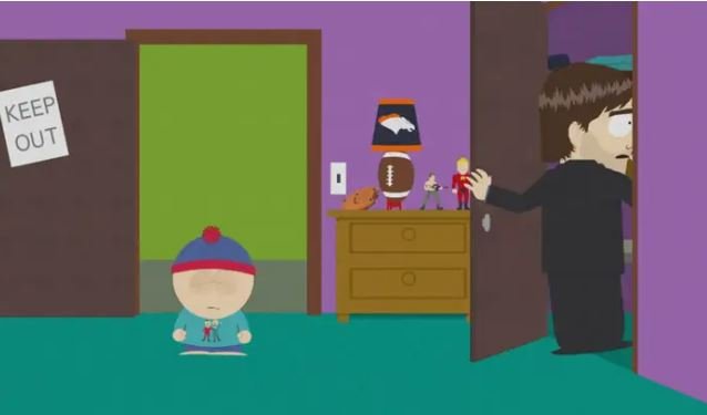 Στιγμιότυπο από το επεισόδιο &quot;Παγιδευμένος στην ντουλάπα&quot; του South Park