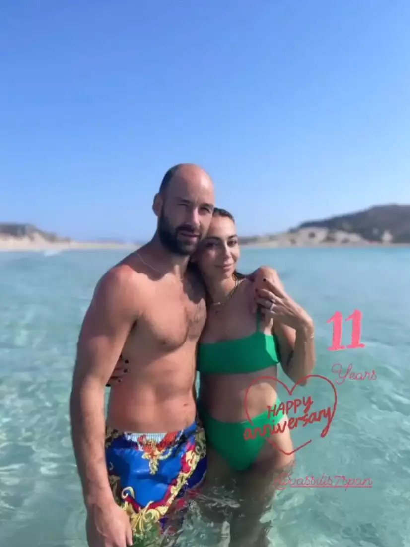 Ολυμπία Χοψονίδου και Βασίλης Σπανούλης