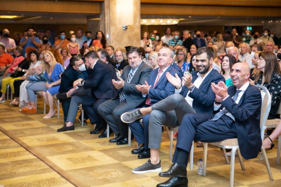 Οι Παύλος Μαρινάκης και Γιάννης Μπρατάκος