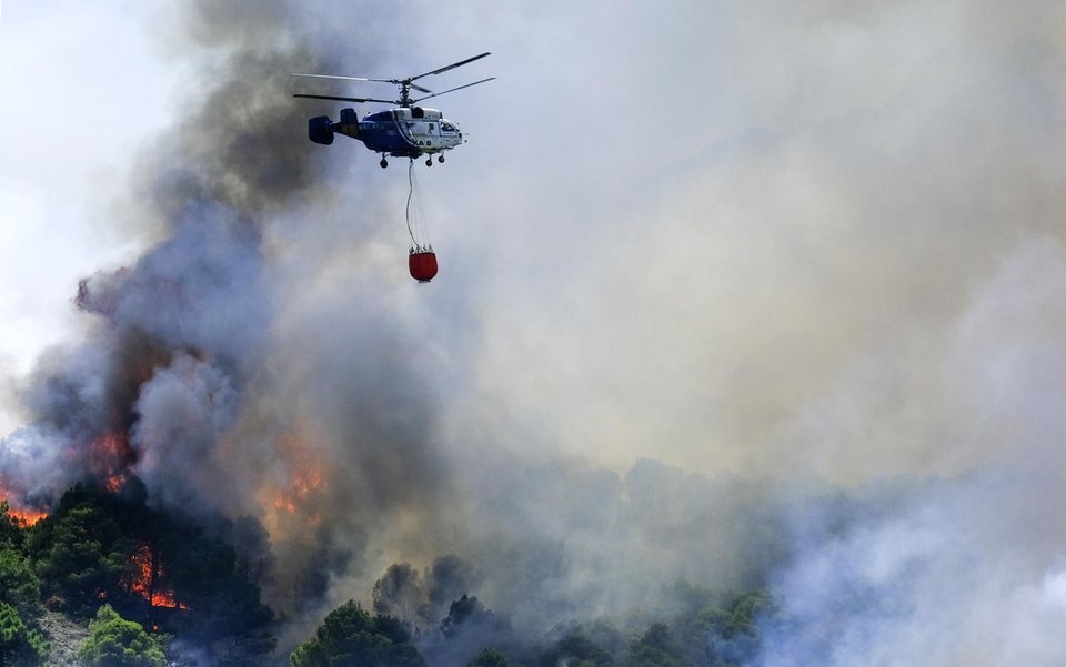 Φωτιά στην Ισπανία / Φωτογραφία: AP