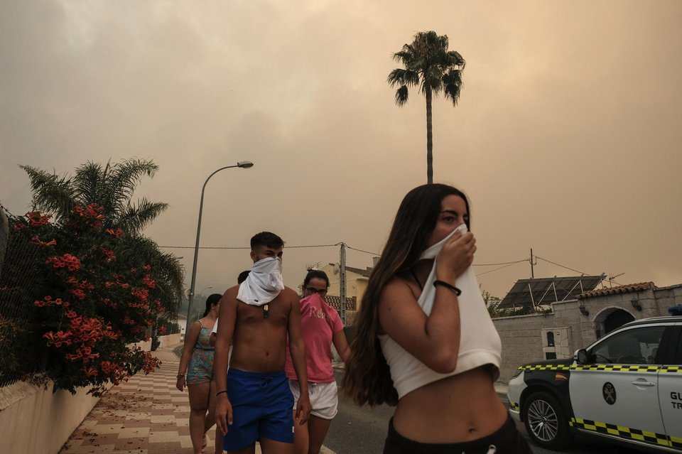 Αποπνικτική η ατμόσφαιρα στην Ισπανία / Φωτογραφία: AP