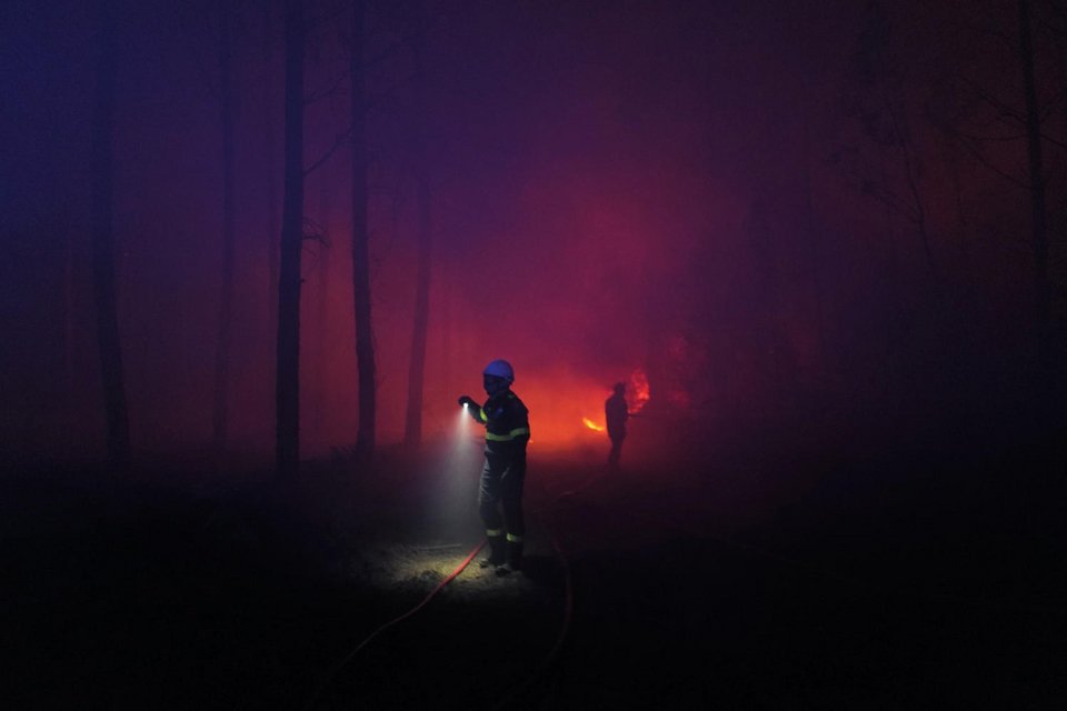 Φωτιά στη Γαλλία / Φωτογραφία: AP