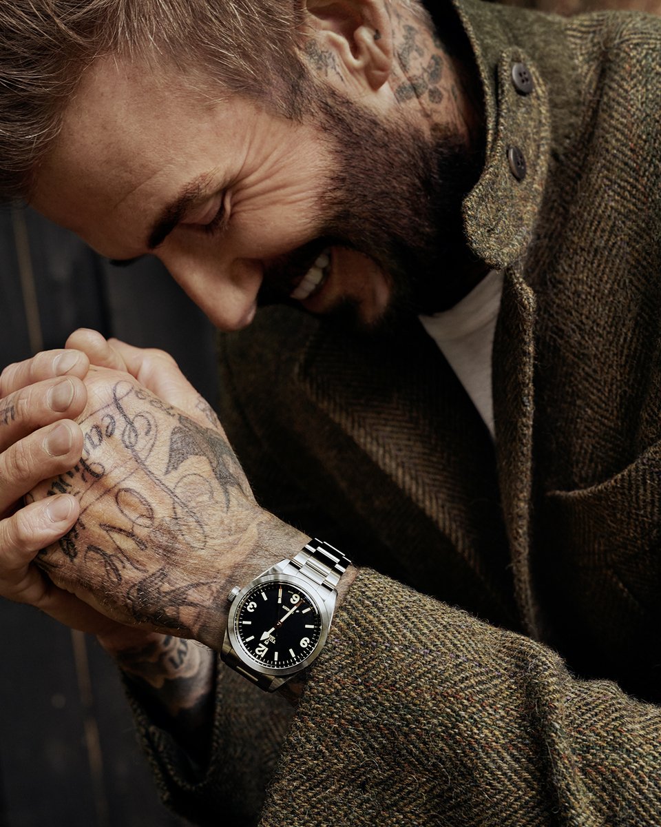 Ο David Beckham Brand Ambassador της TUDOR, φοράει το νέο Tudor Ranger