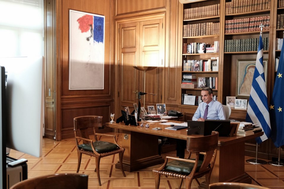 Ο Κυριάκος Μητσοτάκης στη συνέντευξή του στο CNN