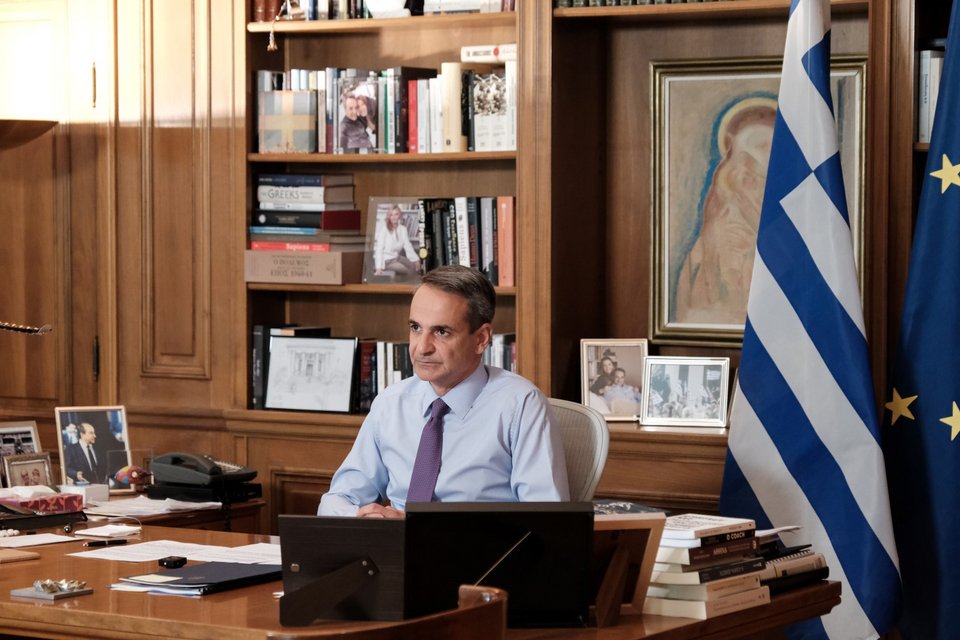 Ο Κυριάκος Μητσοτάκης στη συνέντευξή του στο CNN