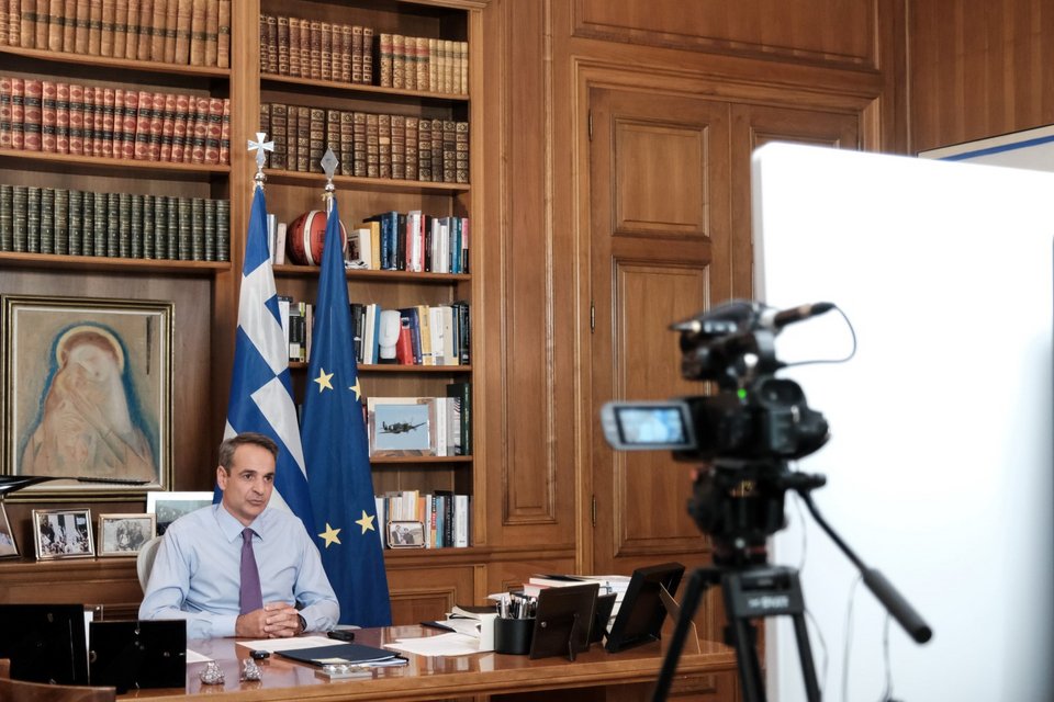 Ο Κυριάκος Μητσοτάκης στη συνέντευξή του στο CNN