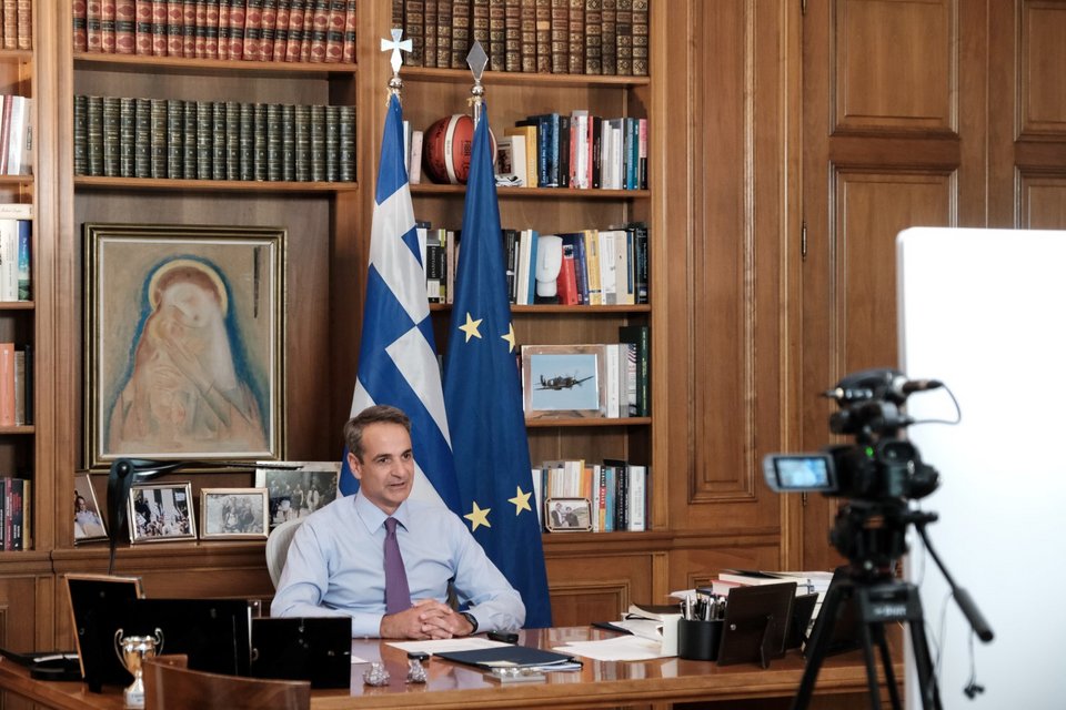 Ο Κυριάκος Μητσοτάκης στη συνέντευξή του στο CNN