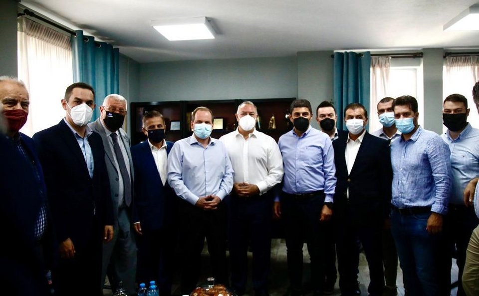 Επίσκεψη κυβερνητικού κλιμακίου και βουλευτών της Ν.Δ. στον Νομό Χαλκιδικής