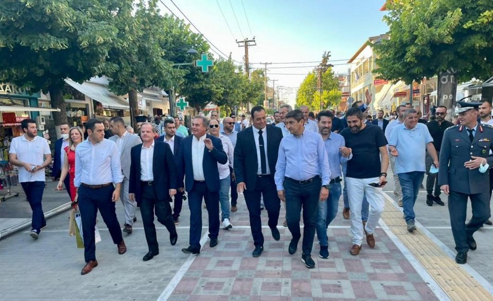 Επίσκεψη κυβερνητικού κλιμακίου και βουλευτών της Ν.Δ. στον Νομό Χαλκιδικής