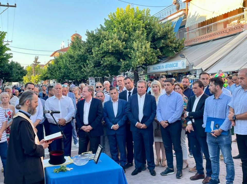 Επίσκεψη κυβερνητικού κλιμακίου και βουλευτών της Ν.Δ. στον Νομό Χαλκιδικής