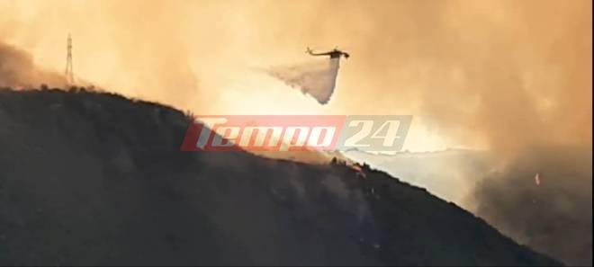 Φωτιά στις Πόρτες Αχαΐας