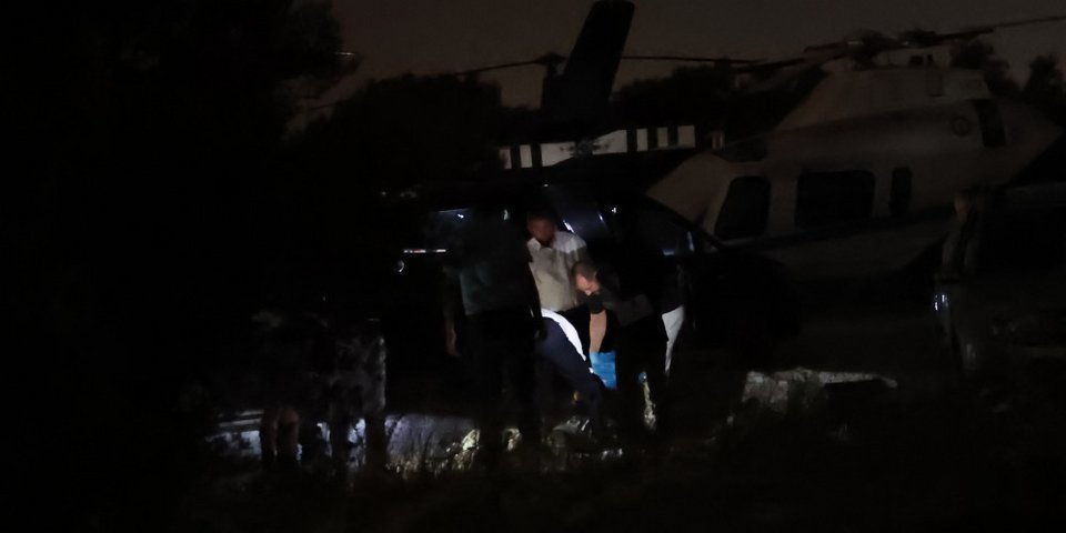 Το ελικόπτερο στα Σπάτα που συνέβη το τραγικό δυστύχημα / ΦΩΤΟΓΡΑΦΙΑ: INTIMENEWS