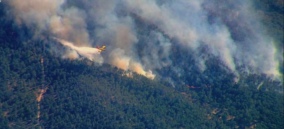 Οι τεράστιες δασικές πυρκαγιές στη Γαλλία