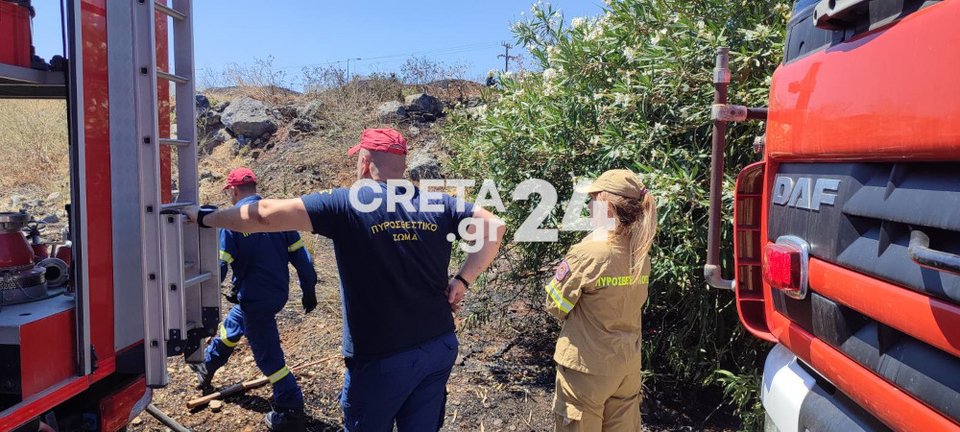 Φωτιά στο Ηράκλειο / creta24.gr