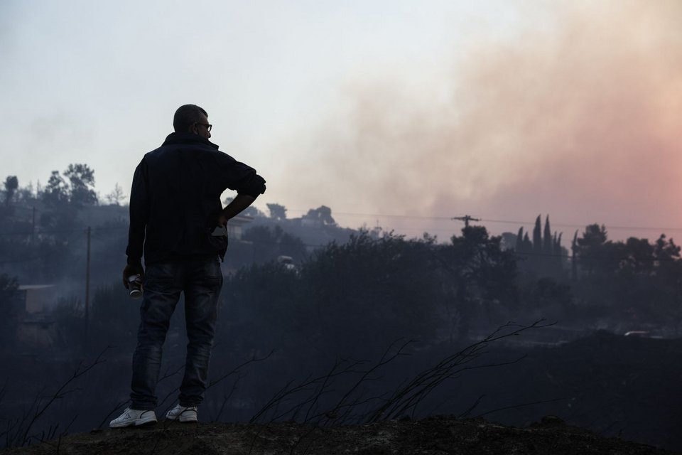 Απόγνωση πάνω από τα καμένα 