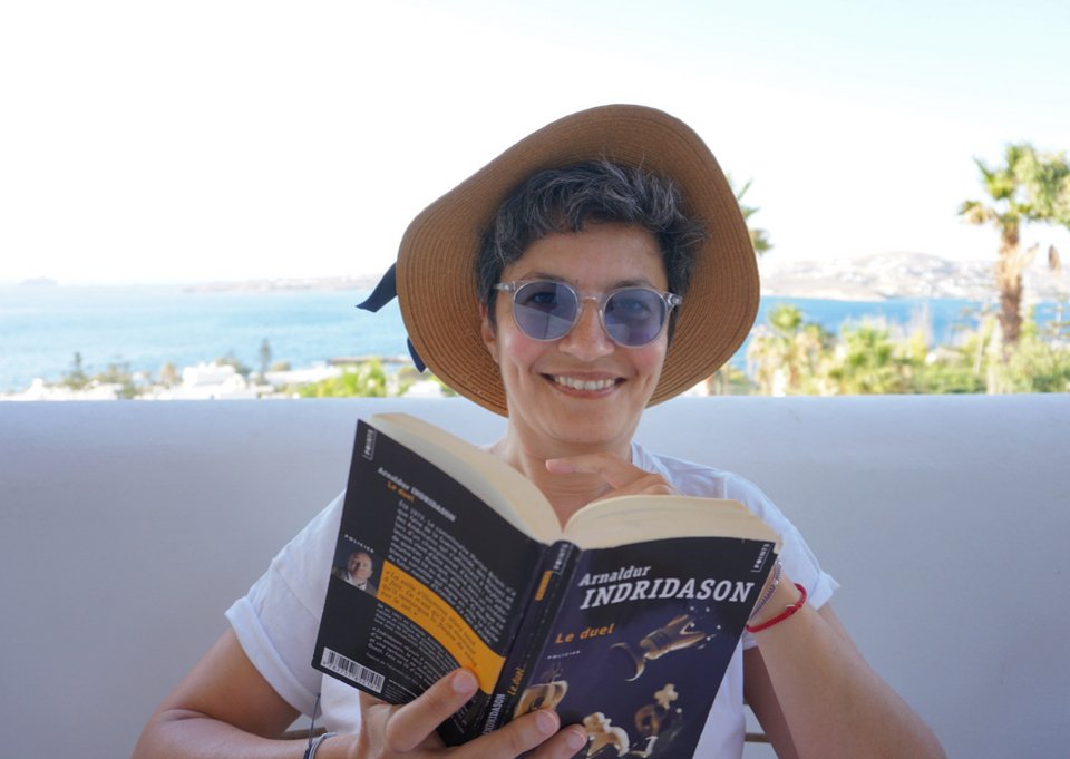 Η  συγγραφέας Ευτυχία Γιαννάκη.