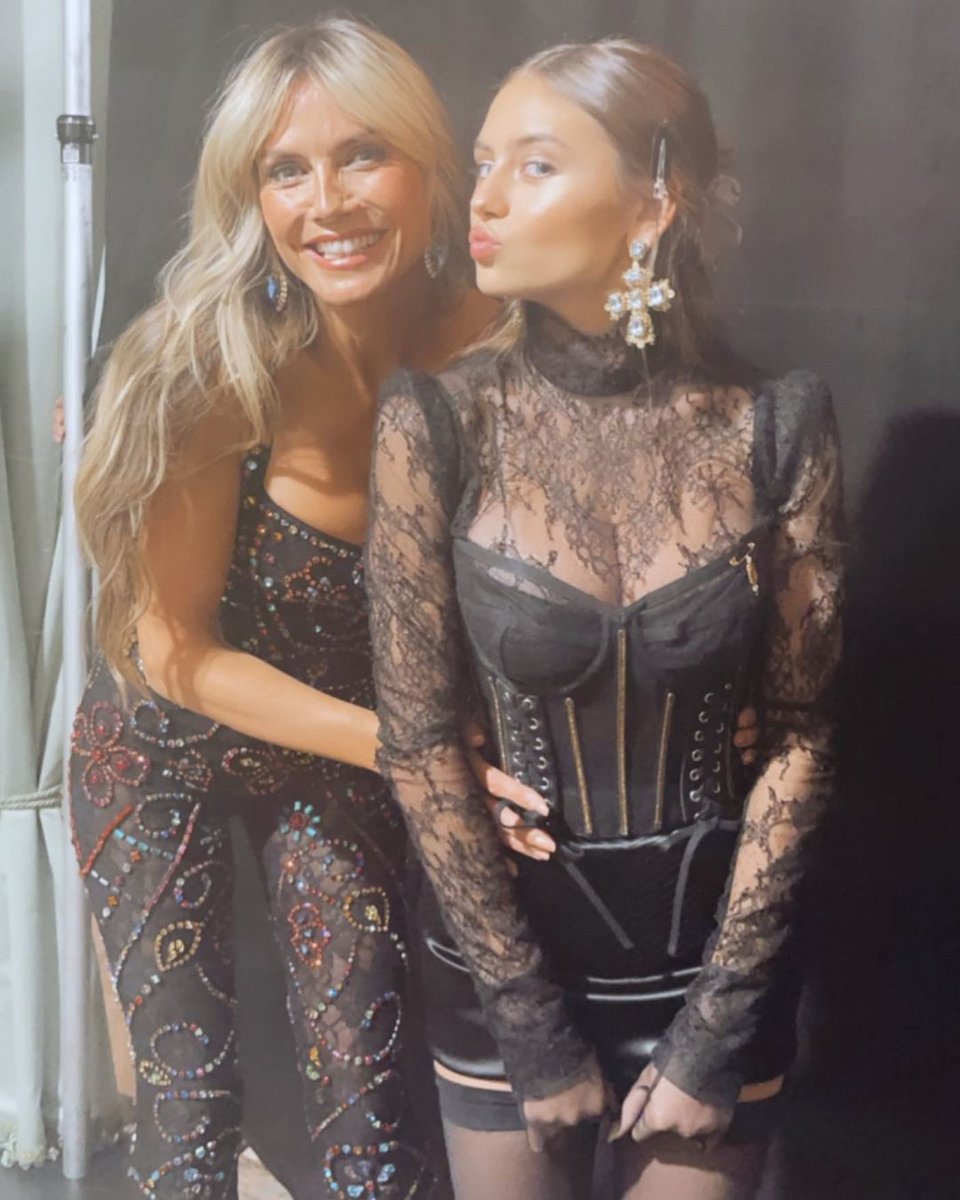 Στην επίδειξη των Dolce & Gabbana η κόρη της Χάιντι Κλουμ, Λένι