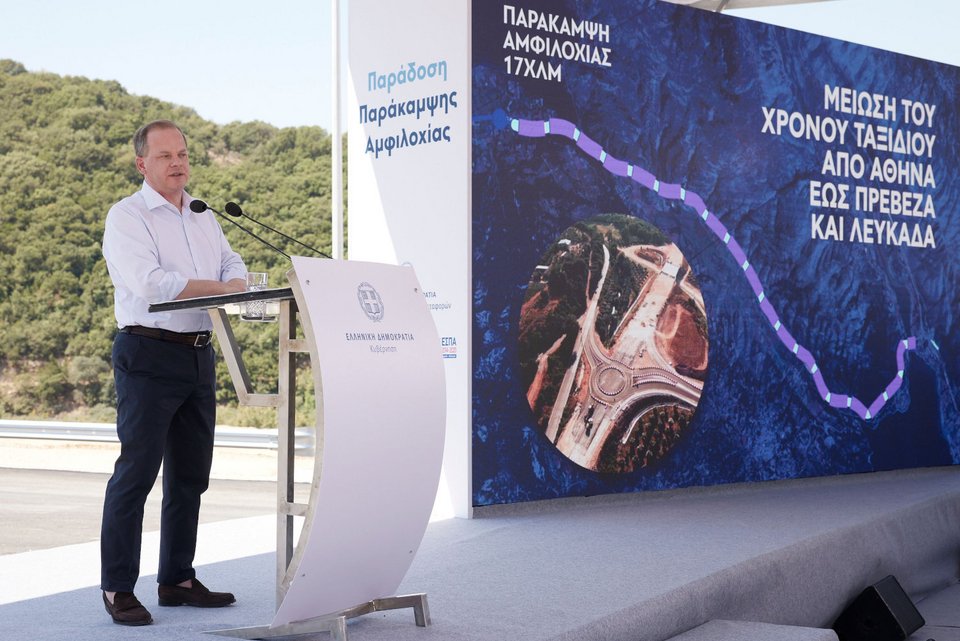 Ο υπουργός Μεταφορών και Υποδομών Κώστας Καραμανλής