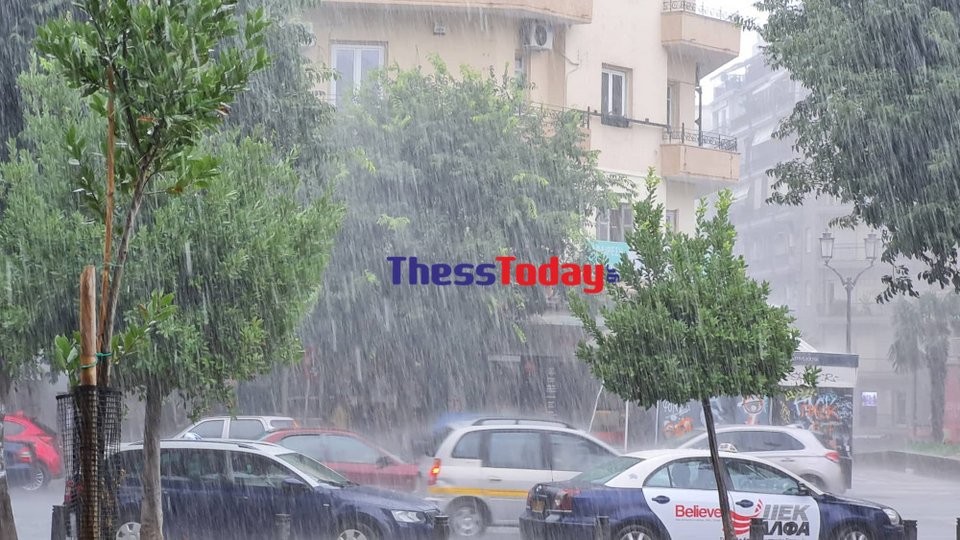 Καταιγίδα στη Θεσσαλονίκη / thesstoday.gr