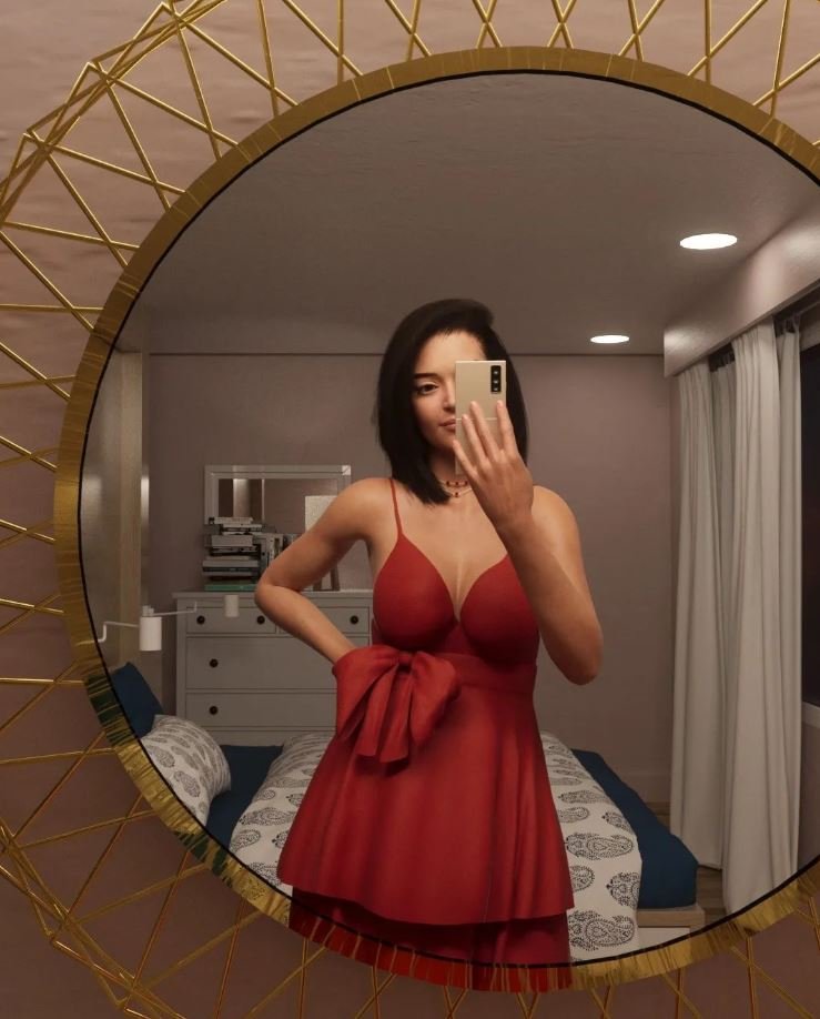 Η Kyra η πρώτη ψηφιακή influencer της Ινδίας βγάζει selfie 