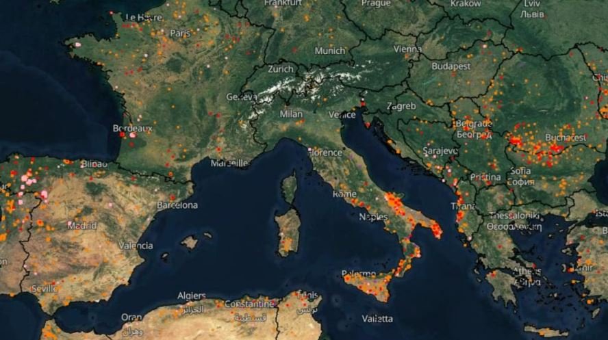  O χάρτης που δημοσίευσε στα social media η WWF / Instagram