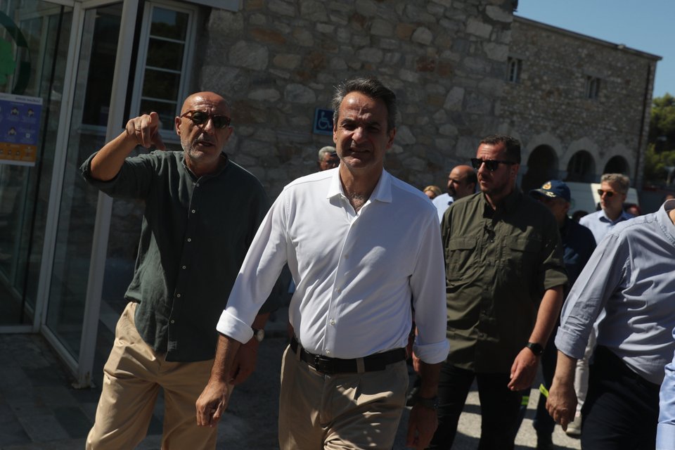 Ο Κυριάκος Μητσοτάκης επισκέφθηκε το νοσοκομείο Παίδων Πεντέλης