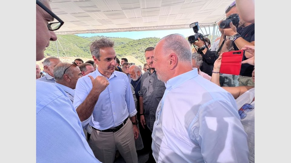 Κυριάκος Μητσοτάκης και Ευάγγελος Μυτιληναίος