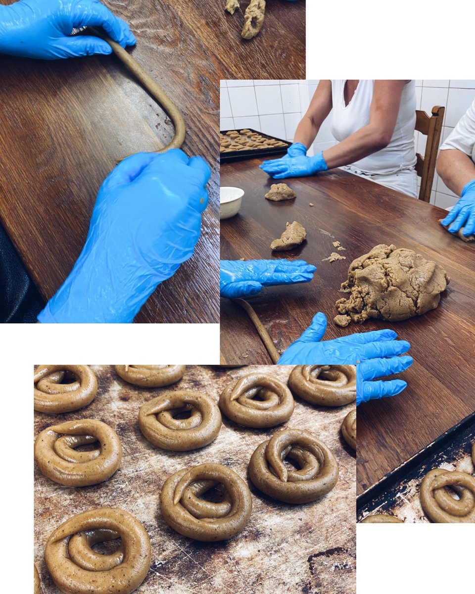 Η διαδικασία παραγωγής των μουστοκούλουρων.