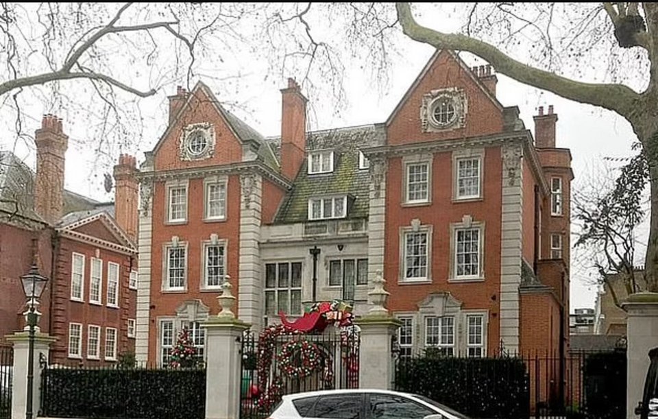 Το σπίτι της Tamara Ecclestone στο οποίο εισέβαλαν οι κλέφτες τον Δεκέμβριο του 2019