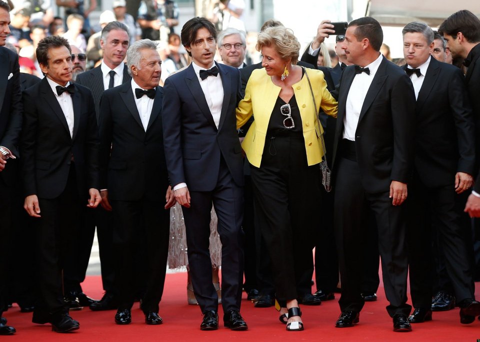 Στην πρεμιέρα του The Meyerowitz το 2017 στις Κάννες