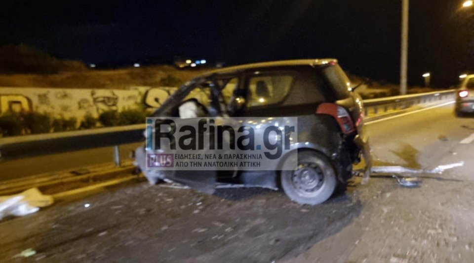 Τροχαίο στη Λεωφόρο Μαραθώνος / irafina.gr