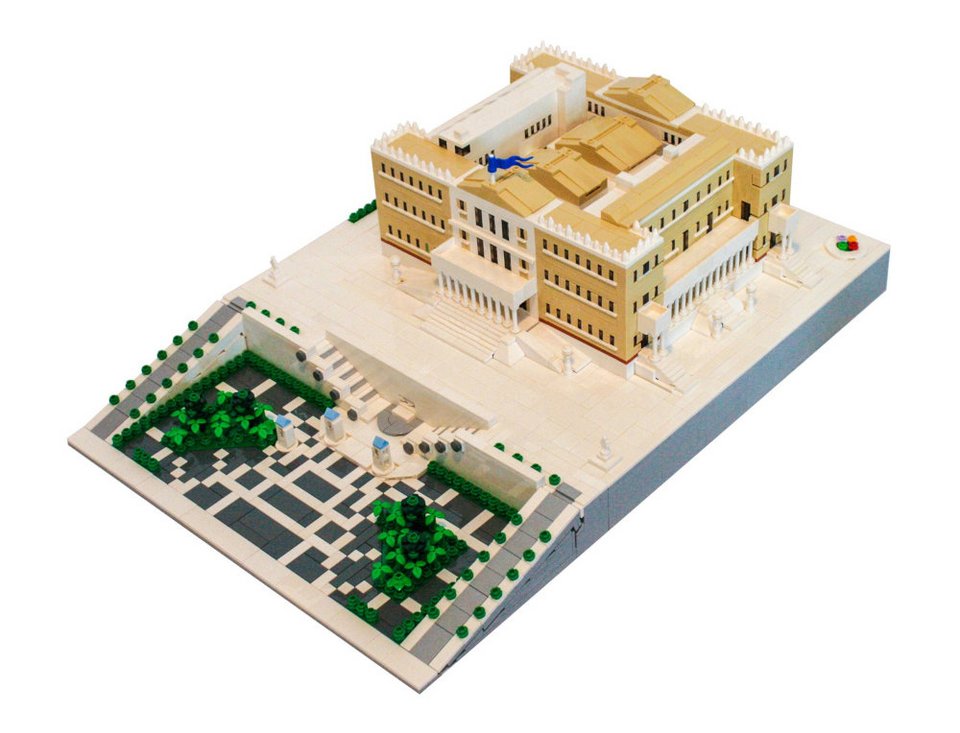 Το κτίριο της Βουλής από lego / ΑΠΕ-ΜΠΕ
