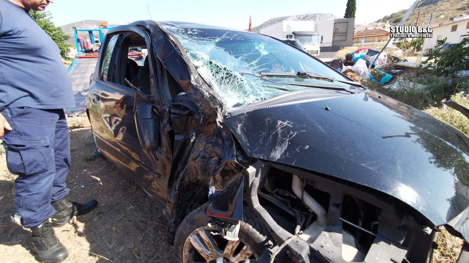 Τροχαίο δυστύχημα στην Αργολίδα / Φωτογραφία: argolikeseidhseis.gr