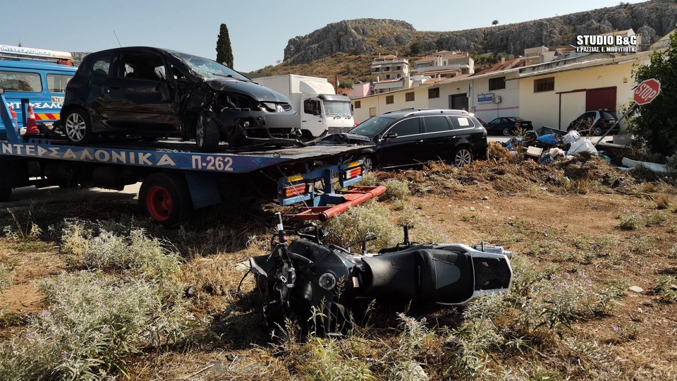 Τροχαίο δυστύχημα στην Αργολίδα / Φωτογραφία: argolikeseidhseis.gr