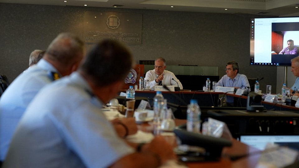 Σύσκεψη για την αθλητική βία / Φωτογραφίες: Eurokinissi