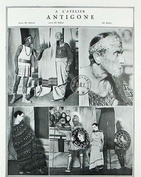 Η αφίσα της παραγωγής του 1922 στο L' Atelier, στο Παρίσι