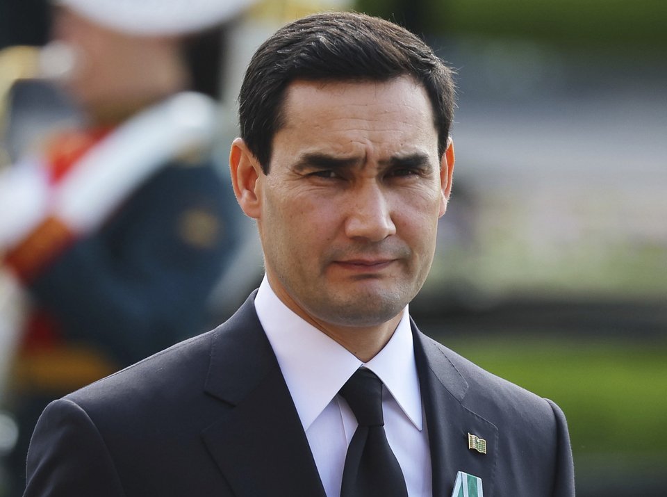 Ο πρόεδρος του Τουρκμενιστάν, Σερντάρ Μπερντιμουχαμέντοφ. Φωτογραφία από ASSOCIATED PRESS