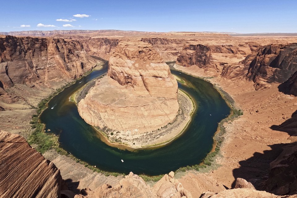 Η περιοχή Glen Canyon από όπου ρέει ο ποταμός Κολοράντ / Φωτογραφία από ASSOCIATED PRESS