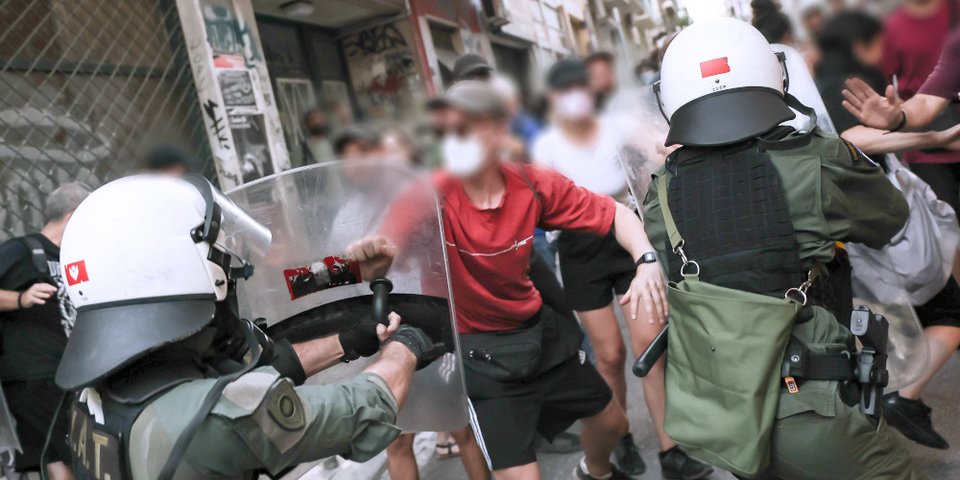 Επεισόδια στα Εξάρχεια το πρωί της Πέμπτης / ΦΩΤΟΓΡΑΦΙΑ INTIME