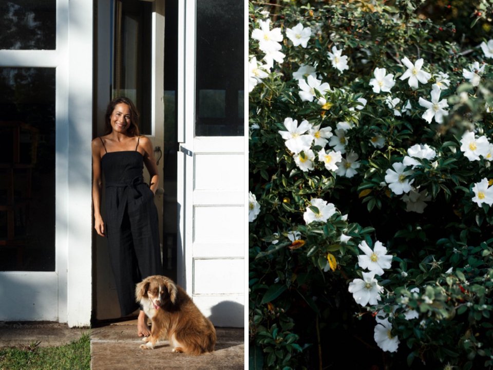 Η Alanna O’Neil ζει με τον σκύλο της Γουίνσλοου σε μια παλιά αγροικία του Maui γεμάτη λουλούδια και δέντρα - Φωτογραφίες: Courtesy of Alanna O’Neil 