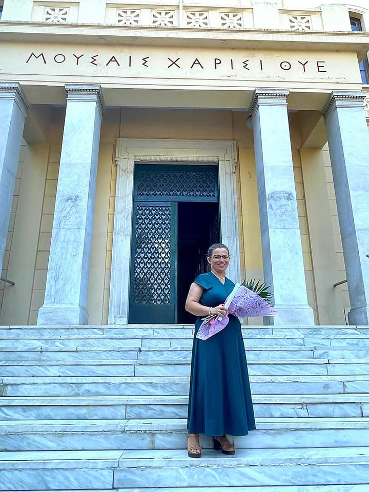 Η Αλεξάνδρα Χοροζίδου Τσανακτσίδου μόλις έχει παραλάβει το πτυχίο της με άριστα