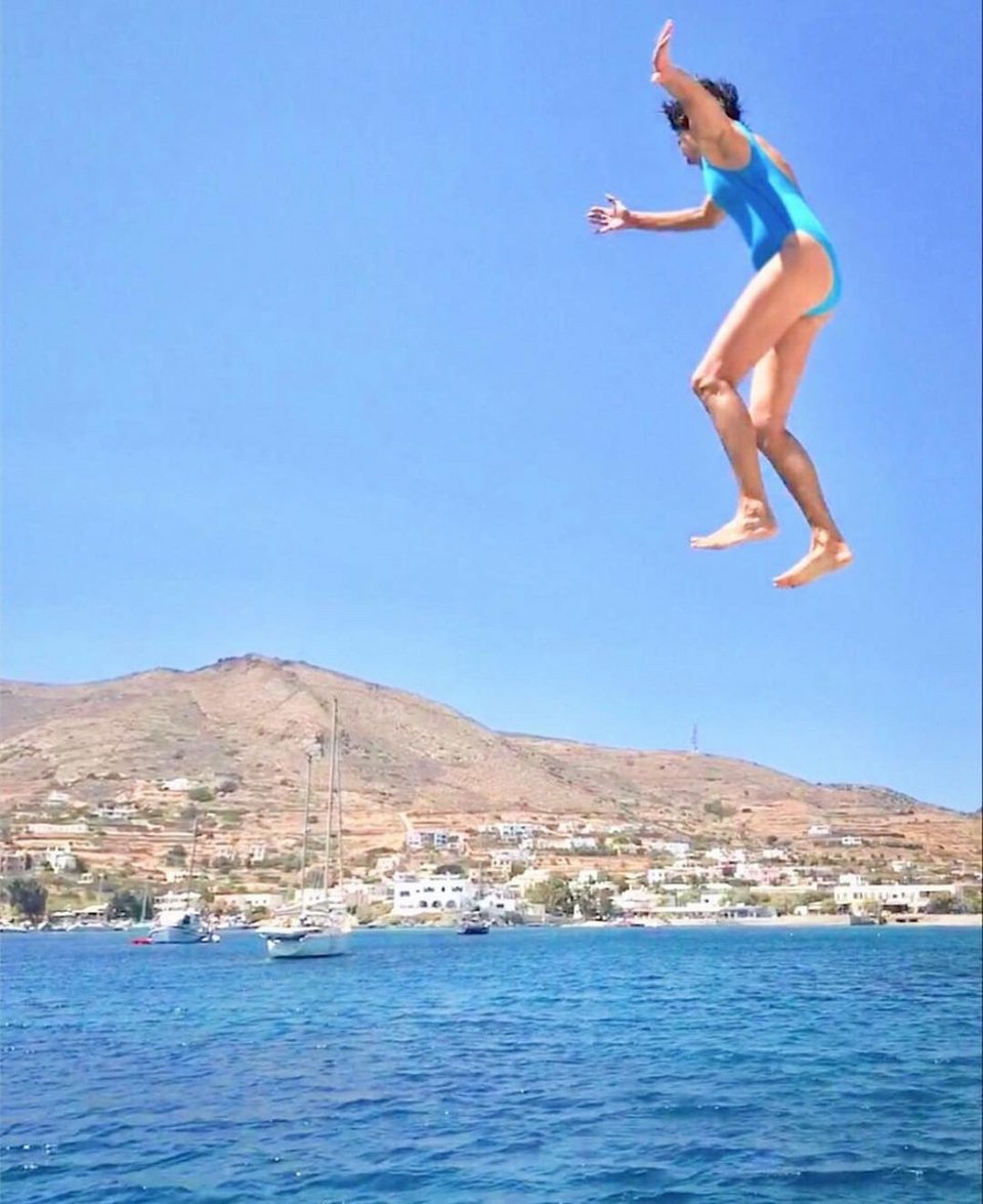 Άλκηστις Πρωτοψάλτη βουτιά Σύρος