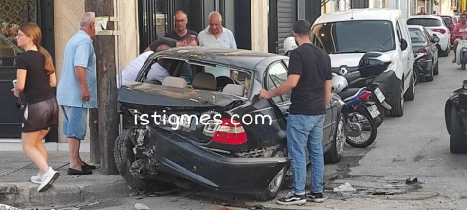 Τροχαίο με δύο τραυματίες σημειώθηκε στο Βόλο / istigmes.com